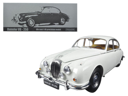 1967 Daimler V8-250 English White Left Hand Drive 1/18 Diecast Model